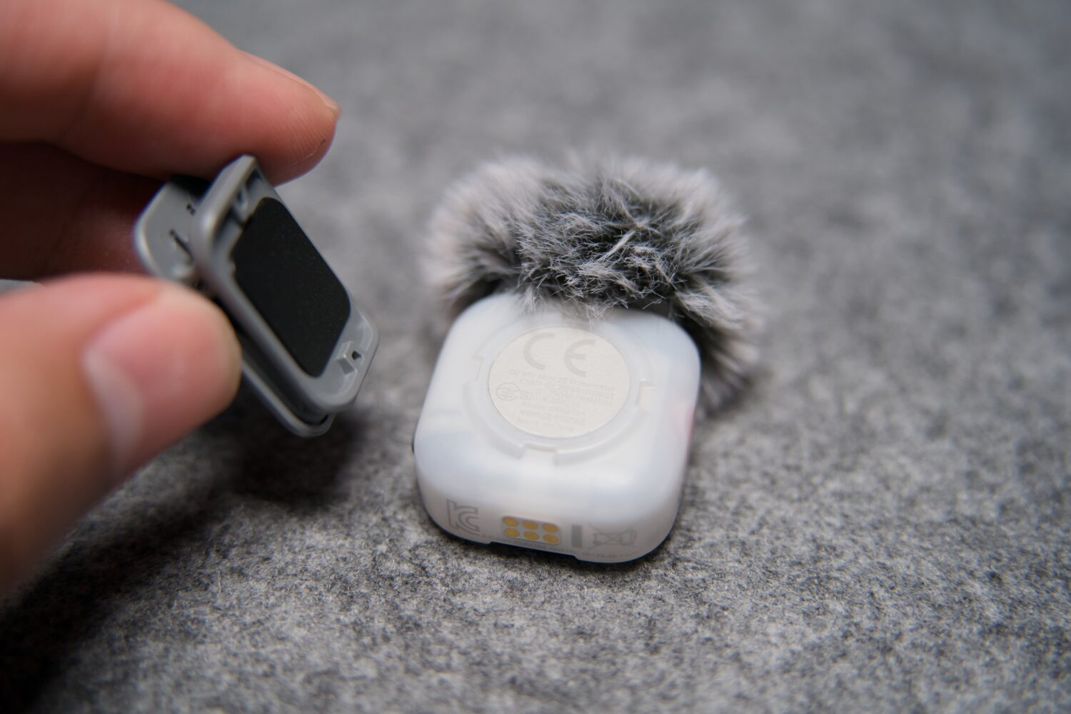 DJI Mic Mini 2Sのマグネット着脱式の通常クリップ
